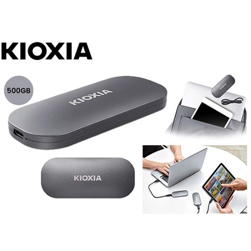 Ổ cứng gắn ngoài SSD Kioxia Exceria Plus Portable 2TB USB 3.2 Gen2