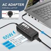 Sạc laptop Dell 65W 4.5mm AC Adapter AC ...